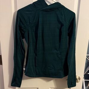 Dark Green Hooded Sweatshirt